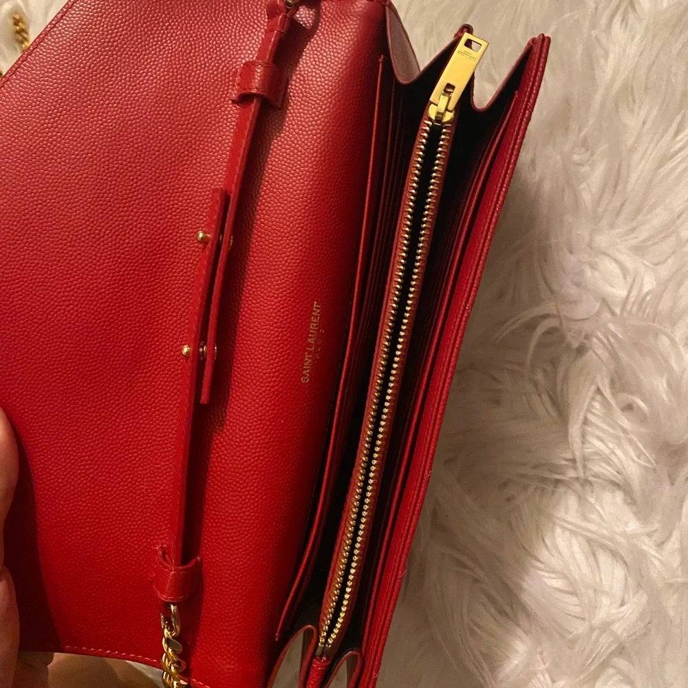 YSL Saint Laurent Monogram Chain Wallet - Picture 5 of 9